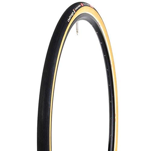 Challenge Strada Bianca Tubular Bicycle Tire (Black/Tan - 700x30)