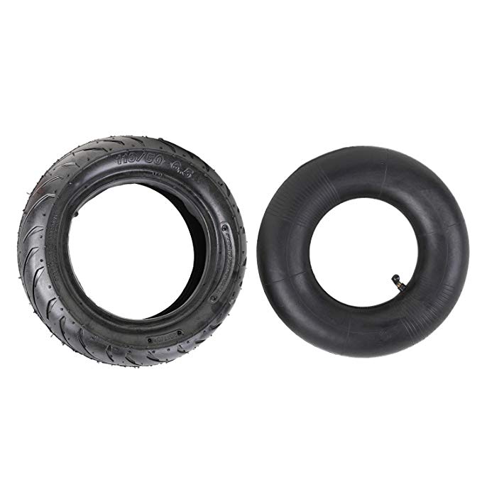 DELUXEMOTO (TM 110/50-6.5 Water Tread Tire + Tube fo 47cc, 49cc Mini Pocket Dirt Pit Bike MTA1 MTA2 MTA4