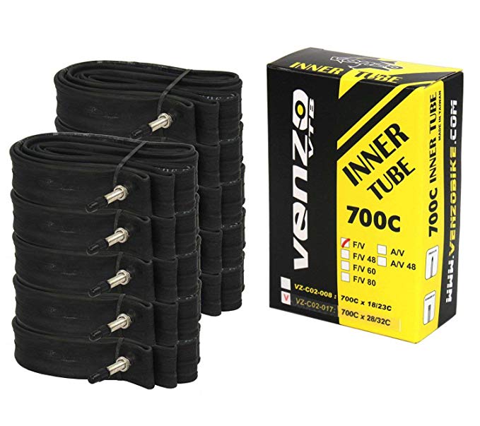 Venzo 10x Road Bike Tyre Inner Tubes 700x28/32C F/V 36mm