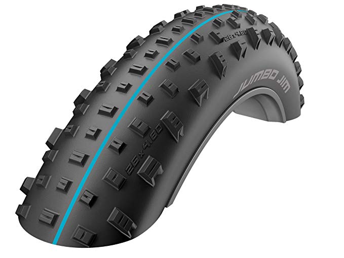 Schwalbe Jumbo Jim Addix Folding Addix Speedgrip Snakeskin 127TPI 5-30PSI 1090g Tire, Black, 26