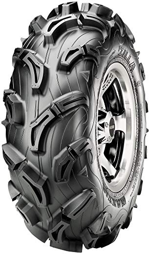 Maxxis MU01 Zilla Tire - Front - 23x8x12 , Position: Front, Tire Size: 23x8x12, Rim Size: 12, Tire Ply: 6, Tire Type: ATV/UTV, Tire Construction: Bias, Tire Application: Mud/Snow TM00450100