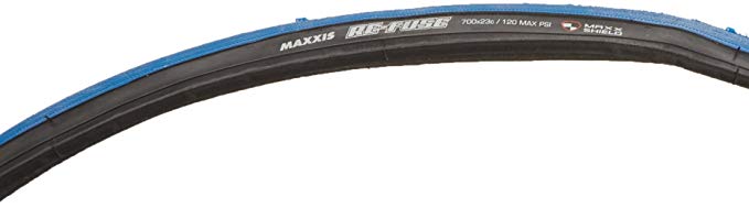 Maxxis Re-Fuse Tire, 700 x 23c, Folding, Blue/Black